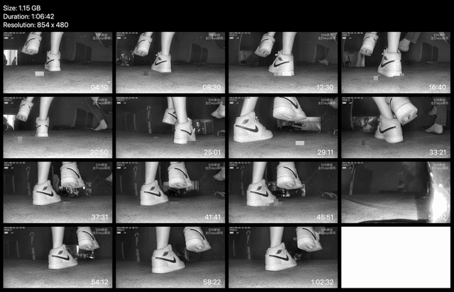 Woman candid crush with Air Force 1 sneakers in cinema 4