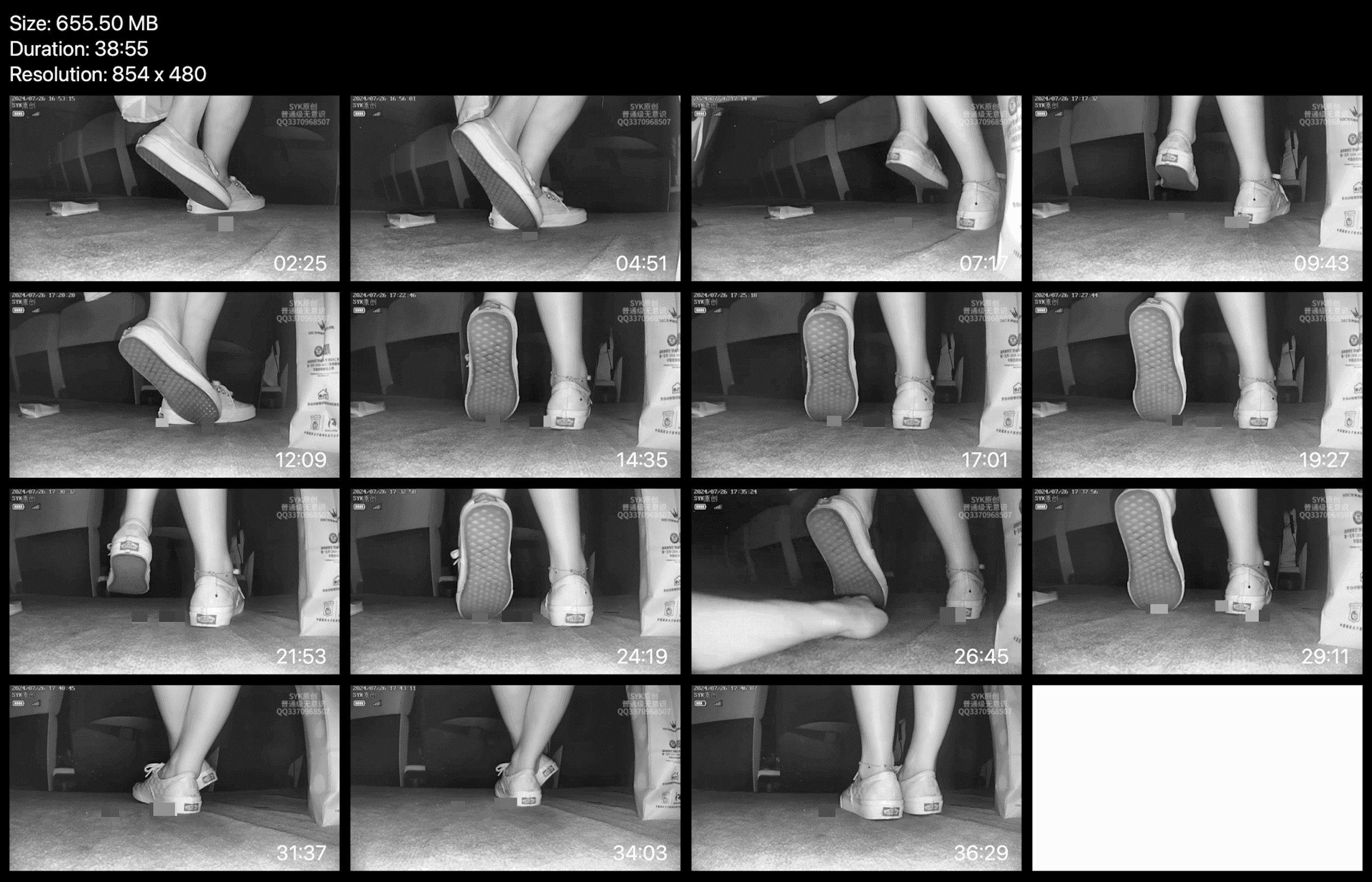 Woman in long skirt and Vans shoes candid crushing at the cinema thumb 7
