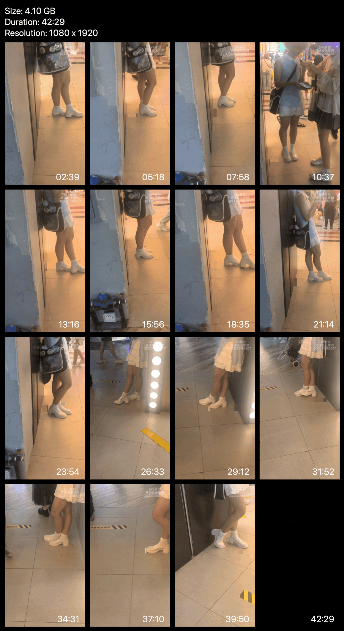Cosplay girl in white socks and chunky heels candid crushing thumb 5