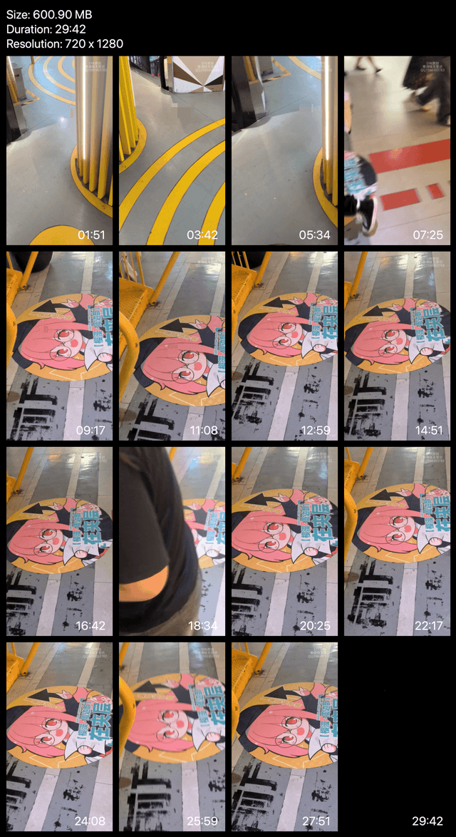 Anime convention passing women wearing various types of shoes candid crushing 5