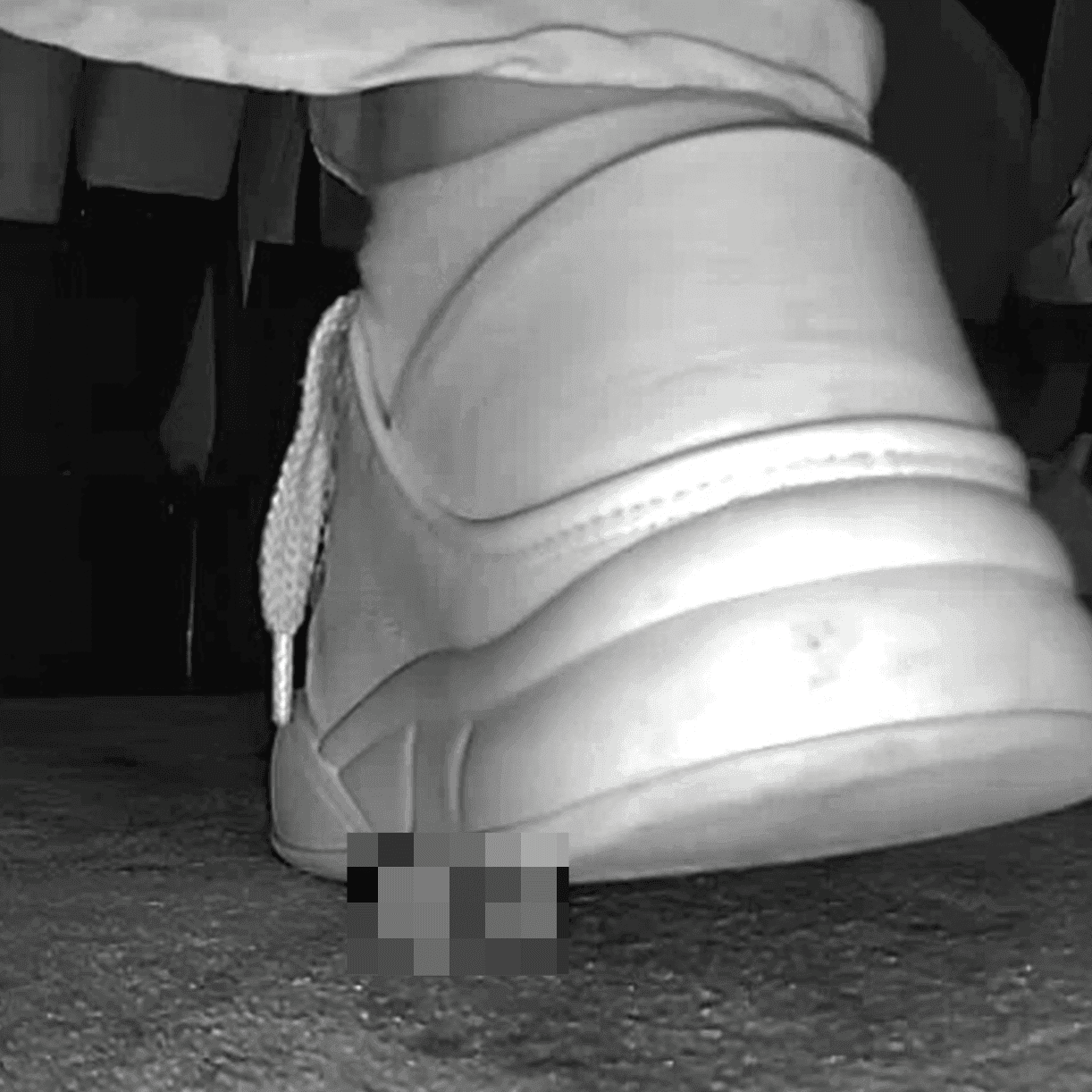 Woman in skirt and white sneakers candid crushing in the cinema thumb 4