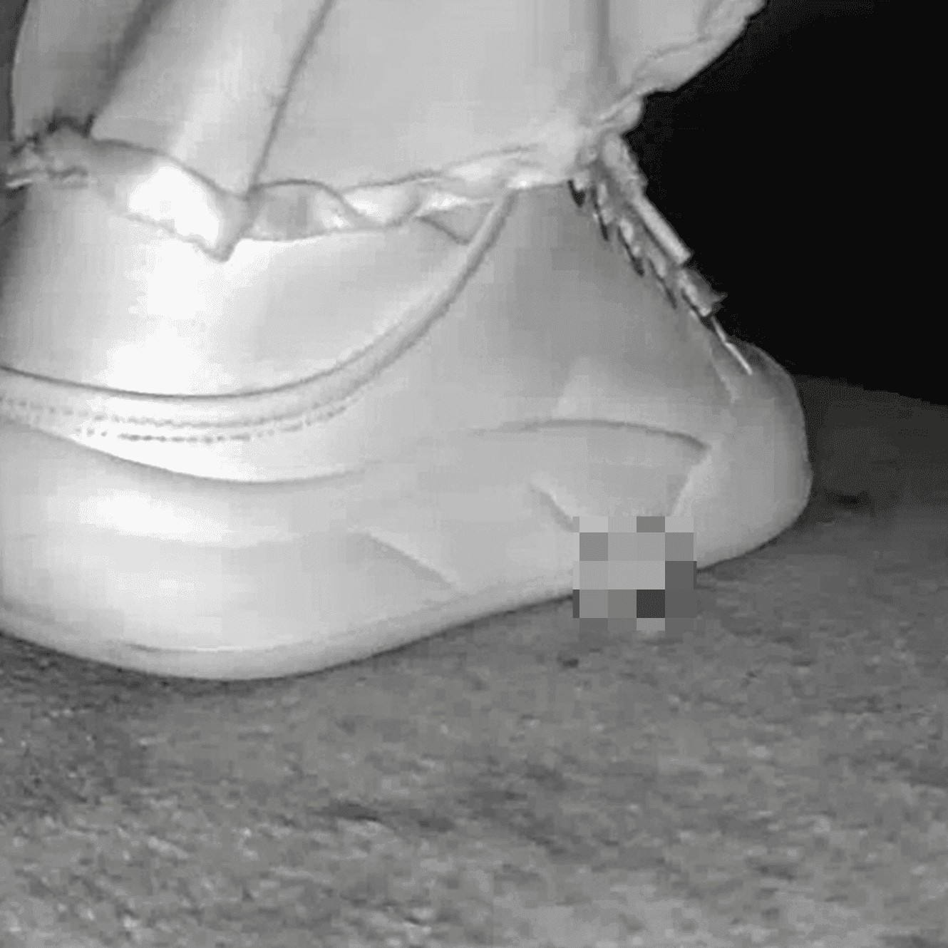 Woman in skirt and white sneakers candid crushing in the cinema thumb 5