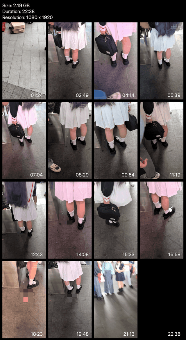 Anime convention woman white socks leather shoes candid crushing 5