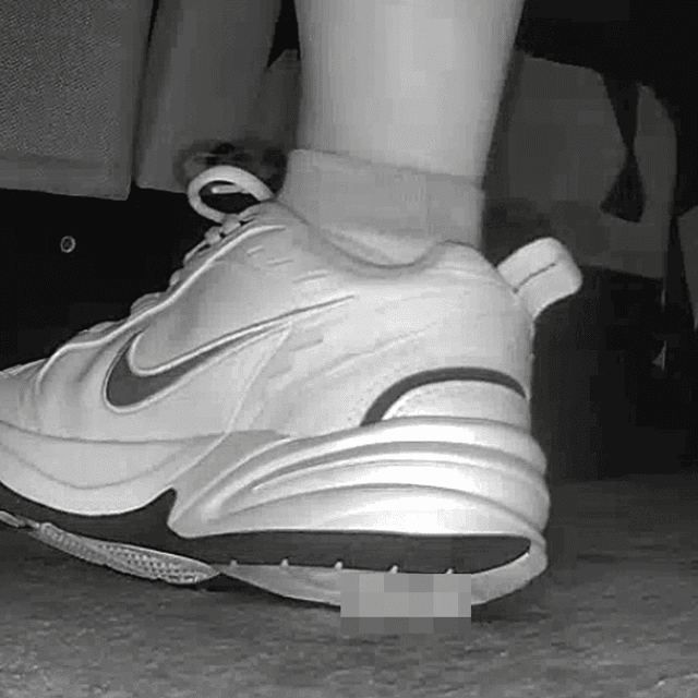 Woman in Nike Air sneakers candid crushing at the cinema 4
