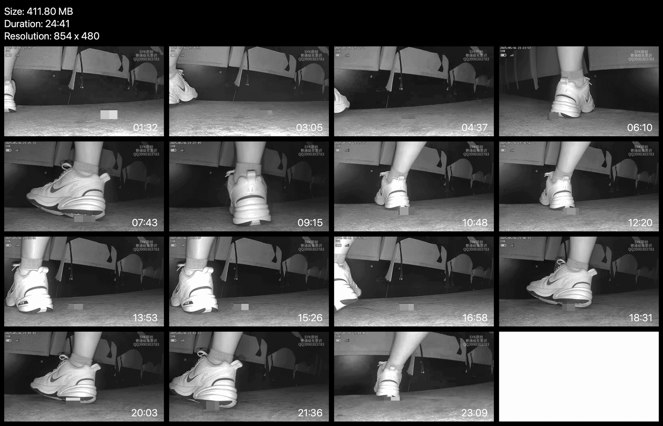 Woman in Nike Air sneakers candid crushing at the cinema thumb 5